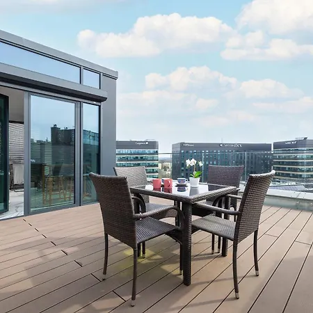 Διαμέρισμα Dwupoziomowy W Krakowie Z Sauna, Jacuzzi, Parkingiem I Tarasem By Renters Prestige *